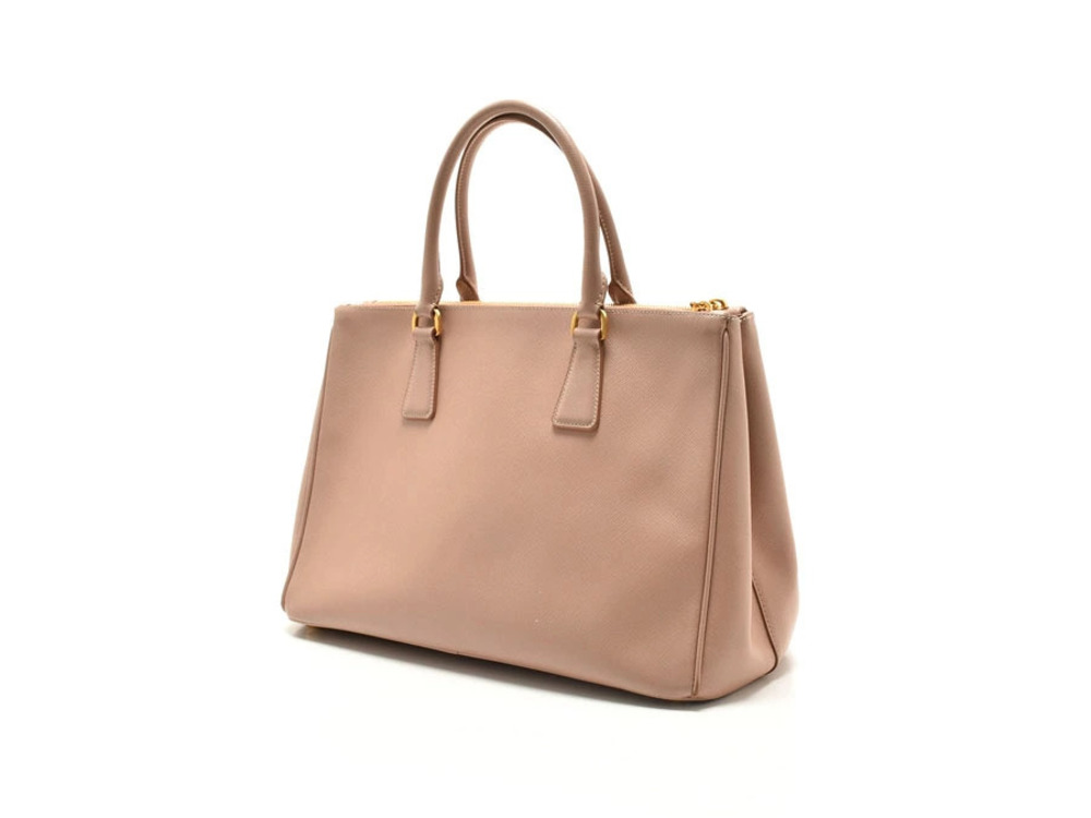 Prada tote leather Saffiano bag cameo